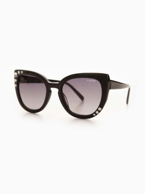 Lunette de soleil femme avec cristaux de svarowski modèle diamante marque Layonn