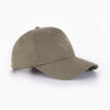 Casquette verte kaki avec logo doré. Casquette kaki et logo or. Casquette coton
